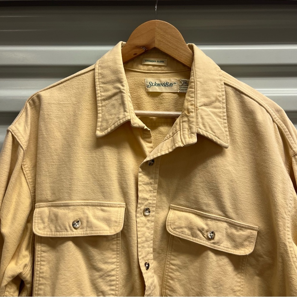 Vintage St. John’s Bay Chamois Cloth Shirt (XXL) (Made in USA 🇺🇸)